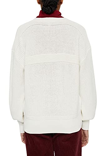 edc by Esprit 101CC1I315 Suéter pulóver, 110/OFF White, XS para Mujer