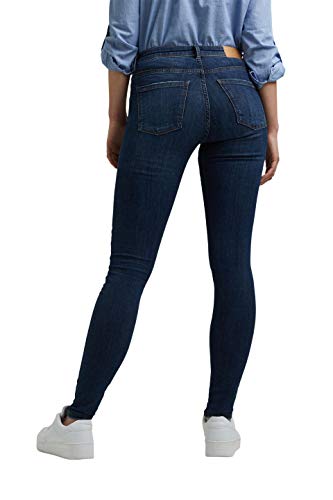 edc by Esprit Jeggings Skinny Fit Vaqueros, Azul (902/Blue Medium Wash), 29W / 32L para Mujer