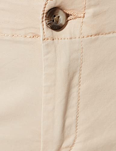 edc by Esprit Stretch Chino Pima Pantalones, Beige (Beige 270), 36W / 30L para Mujer