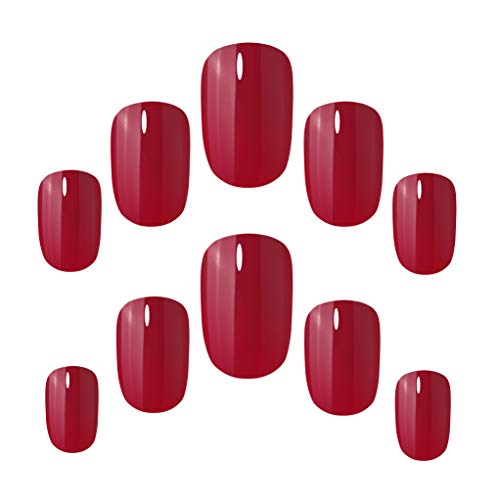 ELEGANT TOUCH Et Colour Nails - Rich Red (Squoval) Elegant Touch 21 g