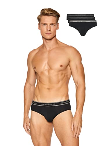 Emporio Armani Banda Con Logotipo De Core Bañador, Hombre, Negro, L