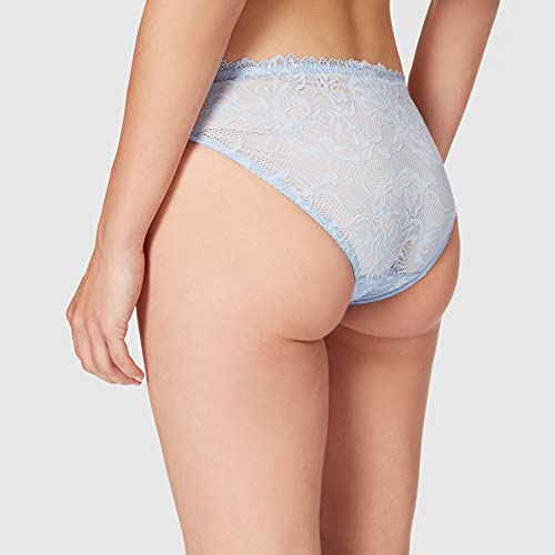 Emporio Armani Eternal Lace-Calzoncillo Briefs, Azul Celeste, L para Mujer