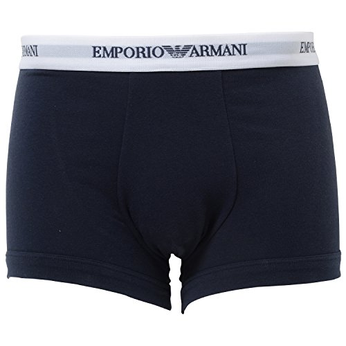 Emporio Armani Underwear 111210-CC717 Calzoncillos, Hombre, Multicolor (Blanco/Marine 10410), L