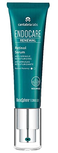 Endocare Renewal Retinol Serum (0.2% Retinol Puro), 30ML.-Formulado en microesponjas en textura anhidra: Antiarrugas. Retexturizante.