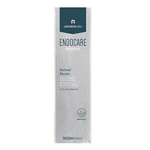 Endocare Renewal Retinol Serum (0.2% Retinol Puro), 30ML.-Formulado en microesponjas en textura anhidra: Antiarrugas. Retexturizante.