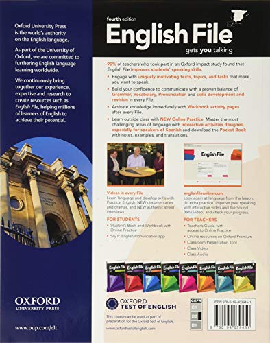 English File 4th Edition B2.2. Student's Book and Workbook with Key Pack (English File Fourth Edition)