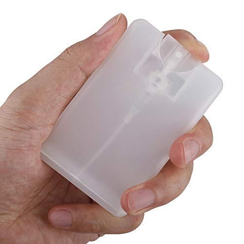 EPNT 10 Piezas Vacías de 20 Ml Botellas de Rociador de Tarjetas de Crédito Botellas de Aerosol de Perfume Recargables de Plástico Atomizador de Niebla Fina Recargable para Perfume