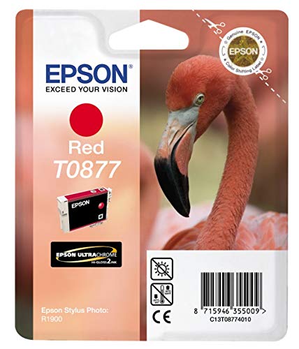 Epson C13T08774010 - Cartucho de tinta, rojo, Ya disponible en Amazon Dash Replenishment