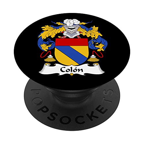 Escudo de armas Colon - Escudo de la familia PopSockets PopGrip Intercambiable