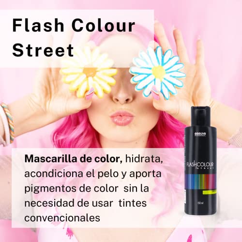 Eseuve Profesional Mascarilla De Pelo Flash Colour Street . Sin Amoniaco. ., Gris Oscuro, 150 Mililitro