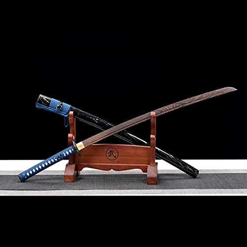 Espada samurái de palisandro natural de 103 cm,katana de madera con funda,Bokken hecho a mano para entrenamiento de kendo,decoración del hogar,cosplay,coleccionismo,entrenamiento de artes marciales