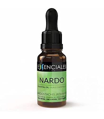 Essenciales - Aceite Esencial de Nardo, 100% Puro, 10 ml | Aceite esencial Nardostachis Jatamansi