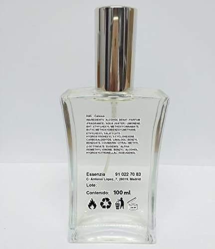 ESSENZIA, H45 Celsius, Agua de Perfume, Almizcle Amaderado Floral, Hombres, Vaporizador 100 ml