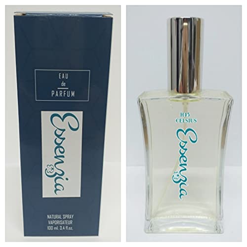 ESSENZIA, H45 Celsius, Agua de Perfume, Almizcle Amaderado Floral, Hombres, Vaporizador 100 ml