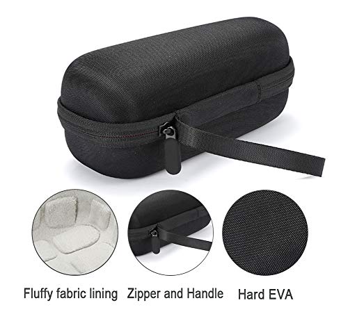 Estuche rígido de viaje para Serie Braun 3 3040s 3010BT 3020 3030s 300s, Serie Braun 5 5030s 5147s WF2s 5090cc 5050cc Maquinilla eléctrica de hombre. (El dispositivo no está incluido) - Negro