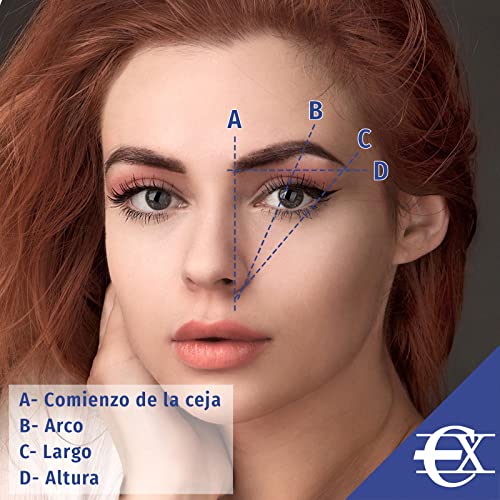 EUROXANTY Pinzas para depilación de cejas | Pinzas con punta para precisión | Pinzas para vello facial | 9 cm de largo | Punta oblicua y/o recta | Pinza de pelo | Plateada punta oblicua