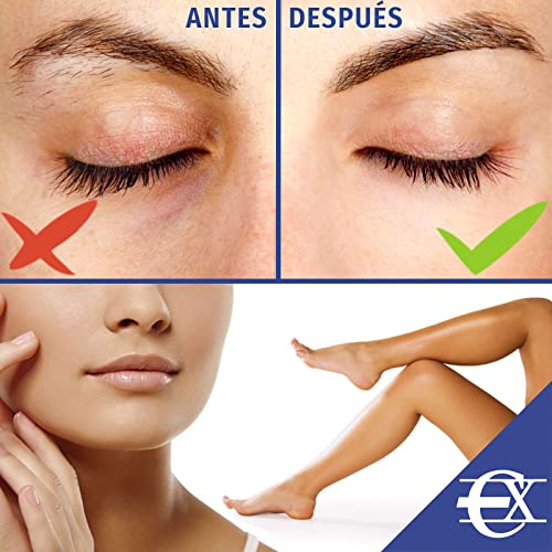 EUROXANTY Pinzas para depilación de cejas | Pinzas con punta para precisión | Pinzas para vello facial | 9 cm de largo | Punta oblicua y/o recta | Pinza de pelo | Plateada punta oblicua