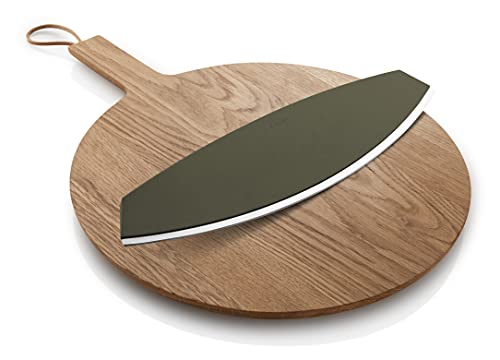 EVA SOLO Cuchillo para pizza y hierbas Green tool | Corta y pica – Rápido y fácil | Green Tools