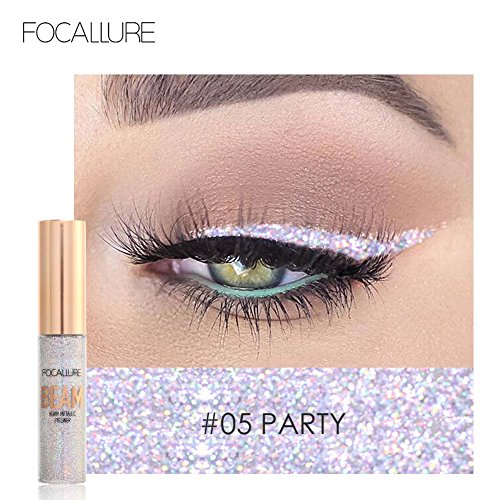 Eyeliner Liquid 5 colores Glitter Eyeliner Liquid Shining Metallic Eyeliner Liquid Eye Makeup Liquid(5 5)