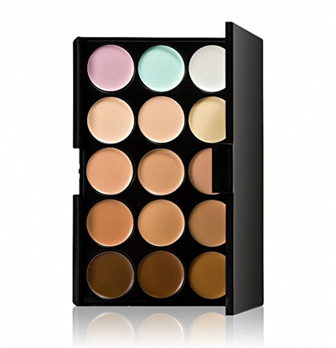 FantasyDay® 15 Colores Corrector Camuflaje Paleta de Maquillaje Cosmética Crema #1 - Perfecto para Sso Profesional y Diario