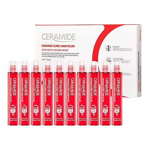 FARM STAY Ceramide Damage Hair Filler - Relleno para el cabello (13 ml)