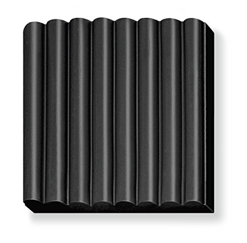 Fimo-8030-9 ST Pasta de modelar, Color negro, pack de 1 (Staedtler 8030-9)