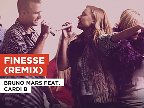Finesse (Remix) al estilo de Bruno Mars feat. Cardi B