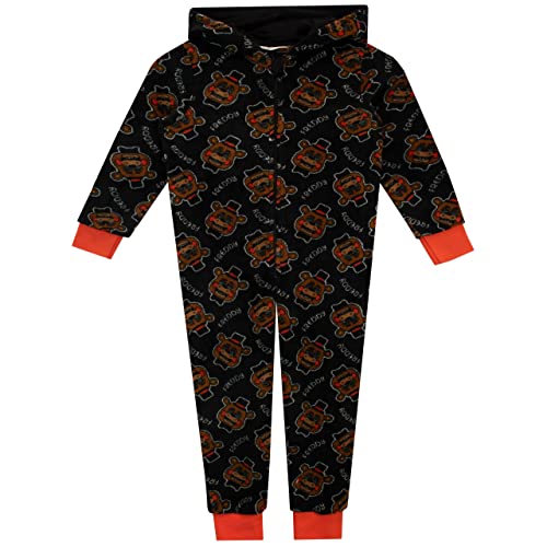 FIVE NIGHTS AT FREDDY'S Pijama Entera para Niños Negro 9-10 Años