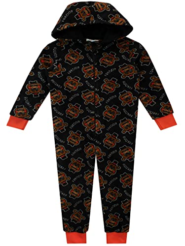 FIVE NIGHTS AT FREDDY'S Pijama Entera para Niños Negro 9-10 Años