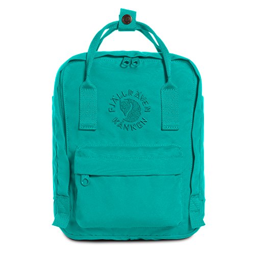 Fjällräven Re-Kånken Mini - Mochila, Unisex Adulto, Verde (Emerald), 29 x 20 x 13 cm