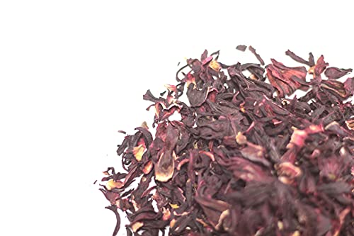 Flor de Jamaica, Hibisco organico ecológico 100% natural para infusion fria adelgazante de te detox, ideal como quemagrasas ayuda a adelgazar rapido (1000g)