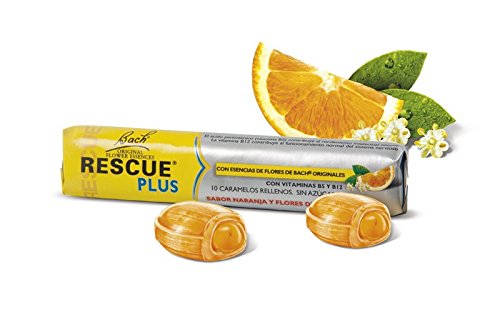 Flores Bach Original Rescue Plus Vitaminas Caramelos 10U. Flores Bach 50 g