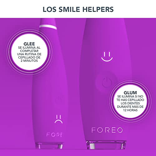 FOREO ISSA kids - Cepillo de dientes sónico para niños de 5 a 12 años, Merry Berry Shark