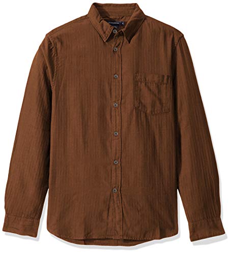 French Connection Men's Button Down Flannel