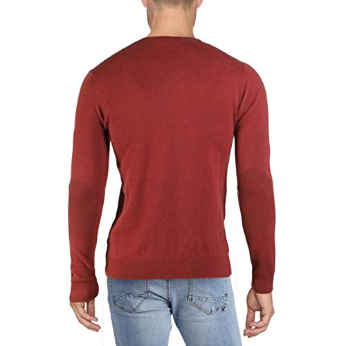French Connection Men's Long Sleeve Stretch Cotton Sweater