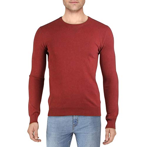 French Connection Men's Long Sleeve Stretch Cotton Sweater