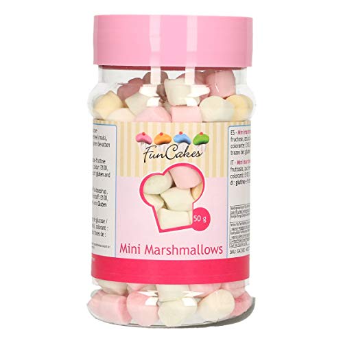 FunCakes Sprinkles Mini Nubes: Sprinkles para Tartas, Gran Sabor, Perfecto para Decorar Tartas, Cientos y Miles de Sprinkles. 50g