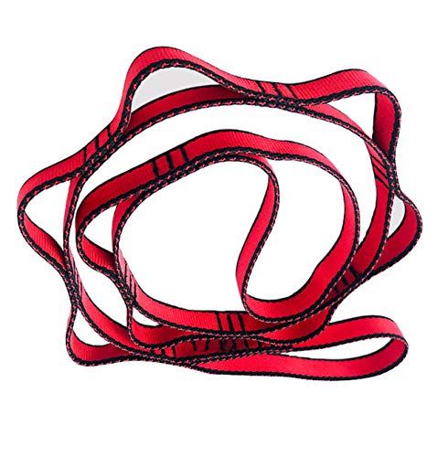 FUYUFU 2-Piece Daisy Nylon Chain para Yoga Hamaca (Rojo, Largo 110cm)