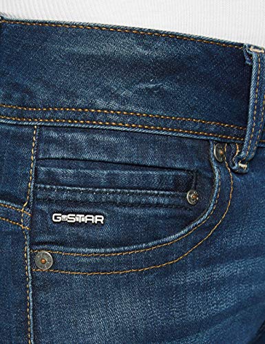 G-STAR RAW, mujer Jeans Midge Saddle Straight , Azul (dk aged 6553-89), 26W / 32L
