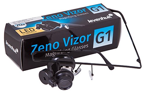 Gafas Lupa Monoculares Levenhuk Zeno Vizor G1 de Aumento 20x e Iluminación por LED