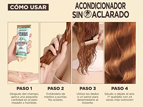 Garnier Original Remedies, Pack Champú Sólido y Acondicionador sin Aclarado Ultra Nutritivo para Pelo Normal, Coco y Aloe Vera Hidratante, Set de 2 Productos