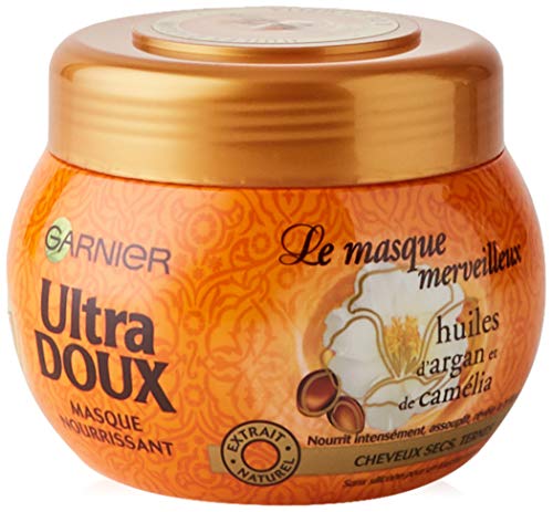 Garnier Ultra Doux Le Masque Merveilleux Huiles d'Argan et Camélia - Masque Cheveux Secs