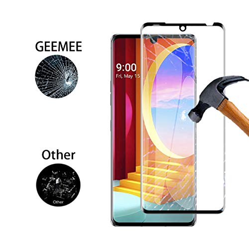 GEEMEE Protector de Pantalla para LG Velvet 5G, Cristal Templado Película Vidrio Templado 9H Alta Definicion Glass Screen Protector Film