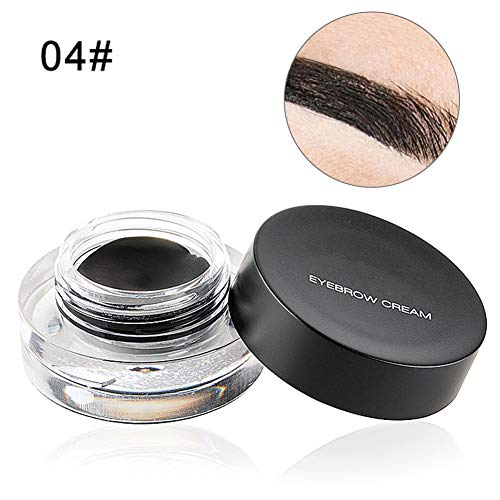 Gel de Cejas A Prueba de Agua, Gel Maquillaje Cejas, Cosmético del Maquillaje de Ojos de la Belleza de la Crema del Delineador de Ojos con El Cepillo(04)