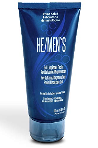 Gel limpiador Facial para Hombres, Piel con acné, limpiador de poros - textura y espuma ligera, suavidad y limpieza máxima hidratación