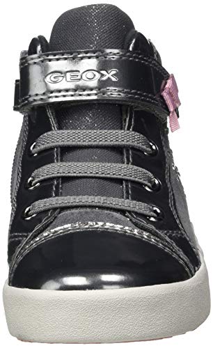 Geox B KILWI GIRL D Sneaker Niñas, Gris (Dark Grey), 25 EU