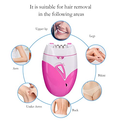 GGHHJ Epilador eléctrico Recargable Mujer afeitadora de la afeitadora de la Pierna del Bikini Trimmer de Las Mujeres Epilator (Color : A)