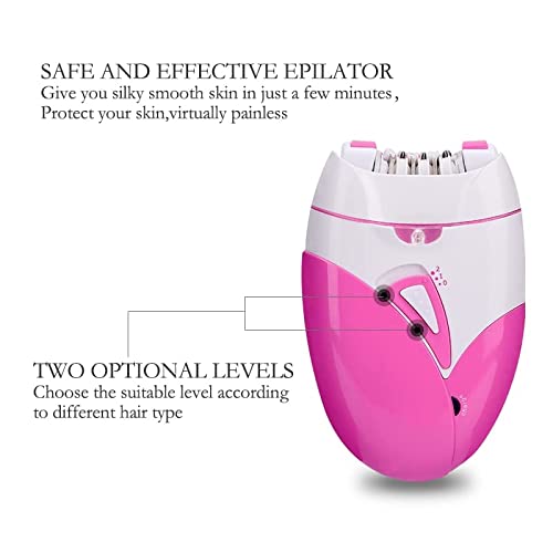 GGHHJ Epilador eléctrico Recargable Mujer afeitadora de la afeitadora de la Pierna del Bikini Trimmer de Las Mujeres Epilator (Color : A)