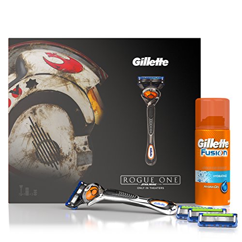 Gillette Fusion ProGlide FlexBall con 3 cuchillas ProGlide de repuesto y Fusion Gel de 75 ml