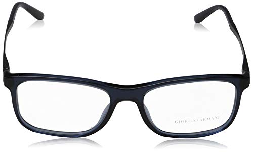 Giorgio Armani 0AR7087 Monturas de Gafas, Transparente Blue, 54 para Hombre